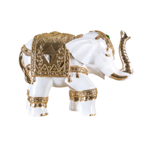 Home decor luxury in design Thailand elephant resin animal figure statue