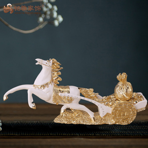 Custom maker horse Polyresin figurines for European style decoration