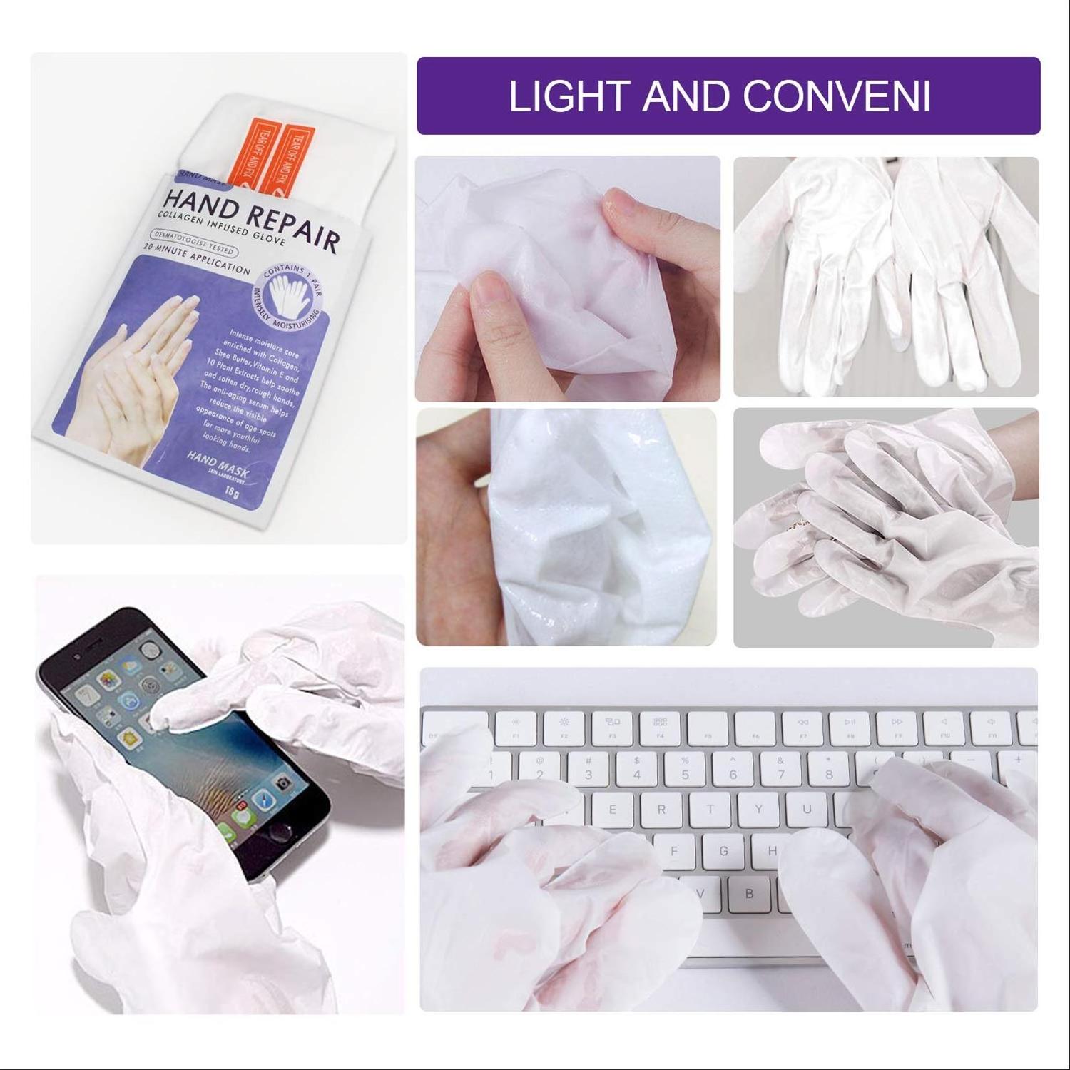 Hot Sale Moisturizing Hand Mask Glove Remove Feet Dead Skin Callus Repair Rough Hands