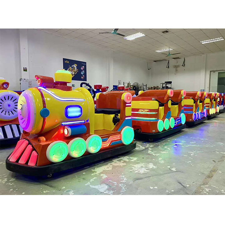 Kids battery electric tourist train amusement park rides mini train for sale