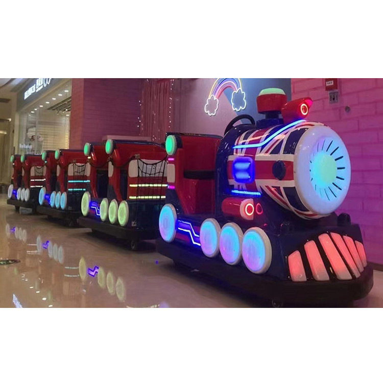 Hot sale popular children amusement park electric trackless ride train trains