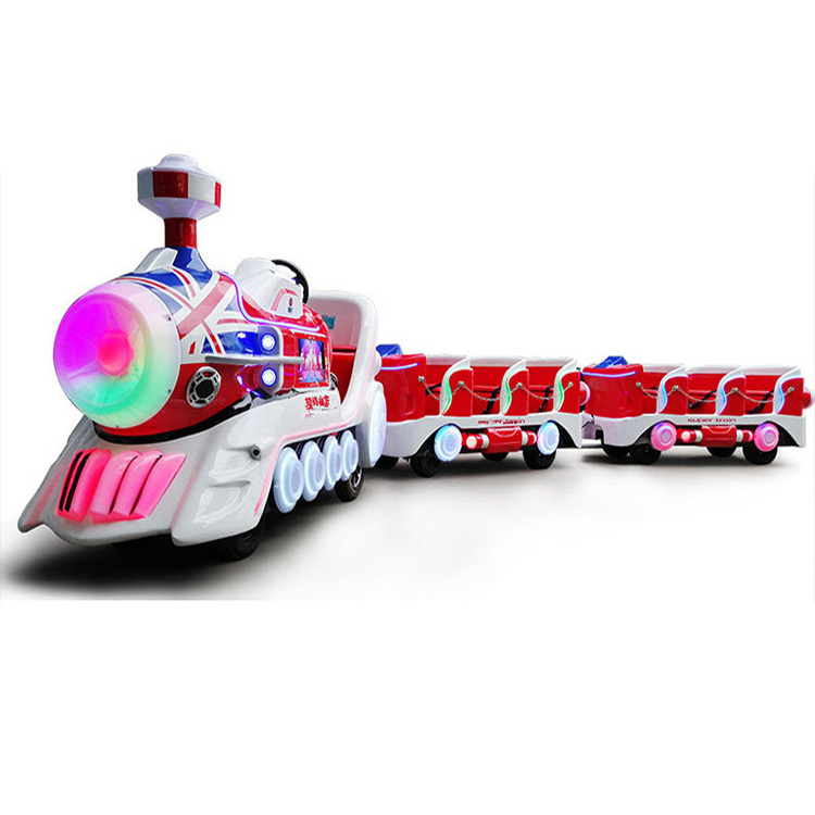 Hot sale popular children amusement park electric trackless ride train trains