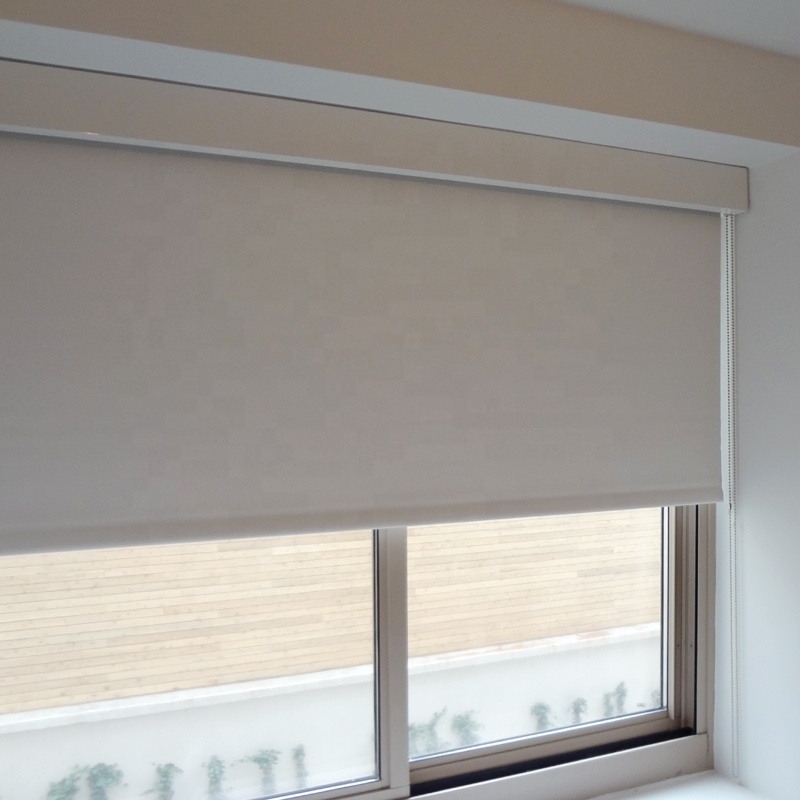 Custom ready made metal chain roller curtain roll up shutter cassette valance square fascia window roller blind roller shade