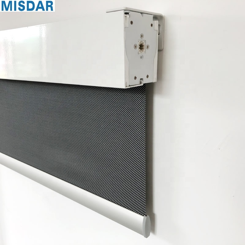 Custom ready made metal chain roller curtain roll up shutter cassette valance square fascia window roller blind roller shade