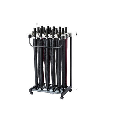 Wholesales Dedicated To The Hotel Lobby Metal Indoor Umbrella Storage Rack Umbrella Drying Rack Stand Umbrella