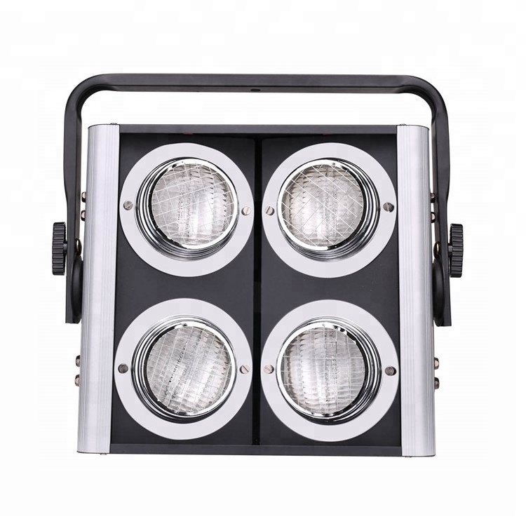 High power 4 x100W audience lights traditional Q650 Par36 120V 650W*4 Blinder Light for theater