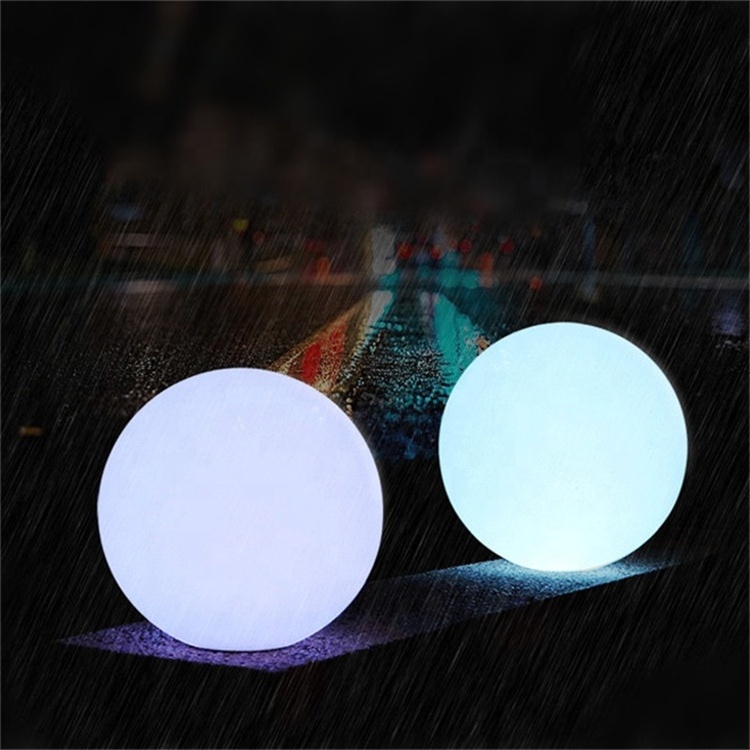 Disco waterproof battery operated remote control LED garden ball effect light for party