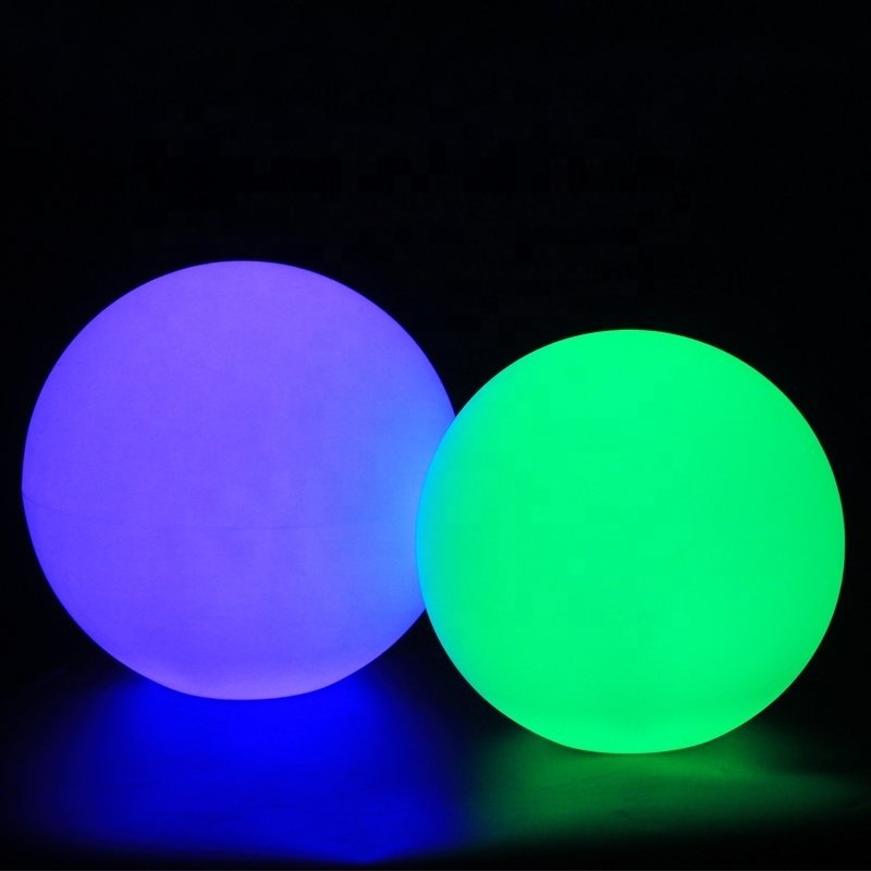 Disco waterproof battery operated remote control LED garden ball effect light for party