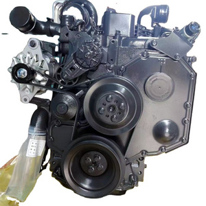 6bt5.silver2 Complete Diesel Engine Assembly 6BT 6BTA5.9 Powertrain Cylinder Ass'y Digger Black Kubota V1505 Engine for Sale