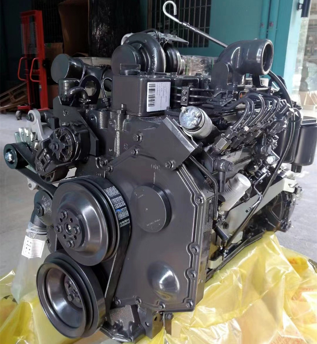 6bt5.silver2 Complete Diesel Engine Assembly 6BT 6BTA5.9 Powertrain Cylinder Ass'y Digger Black Kubota V1505 Engine for Sale