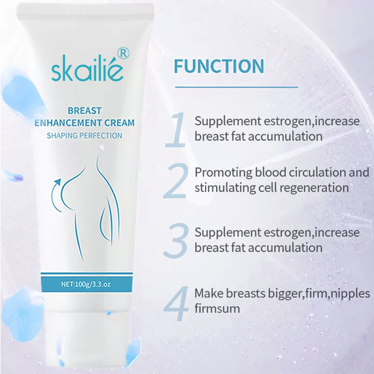 OEM private label breast enhancement tightening cream small breast smoothing cream for women