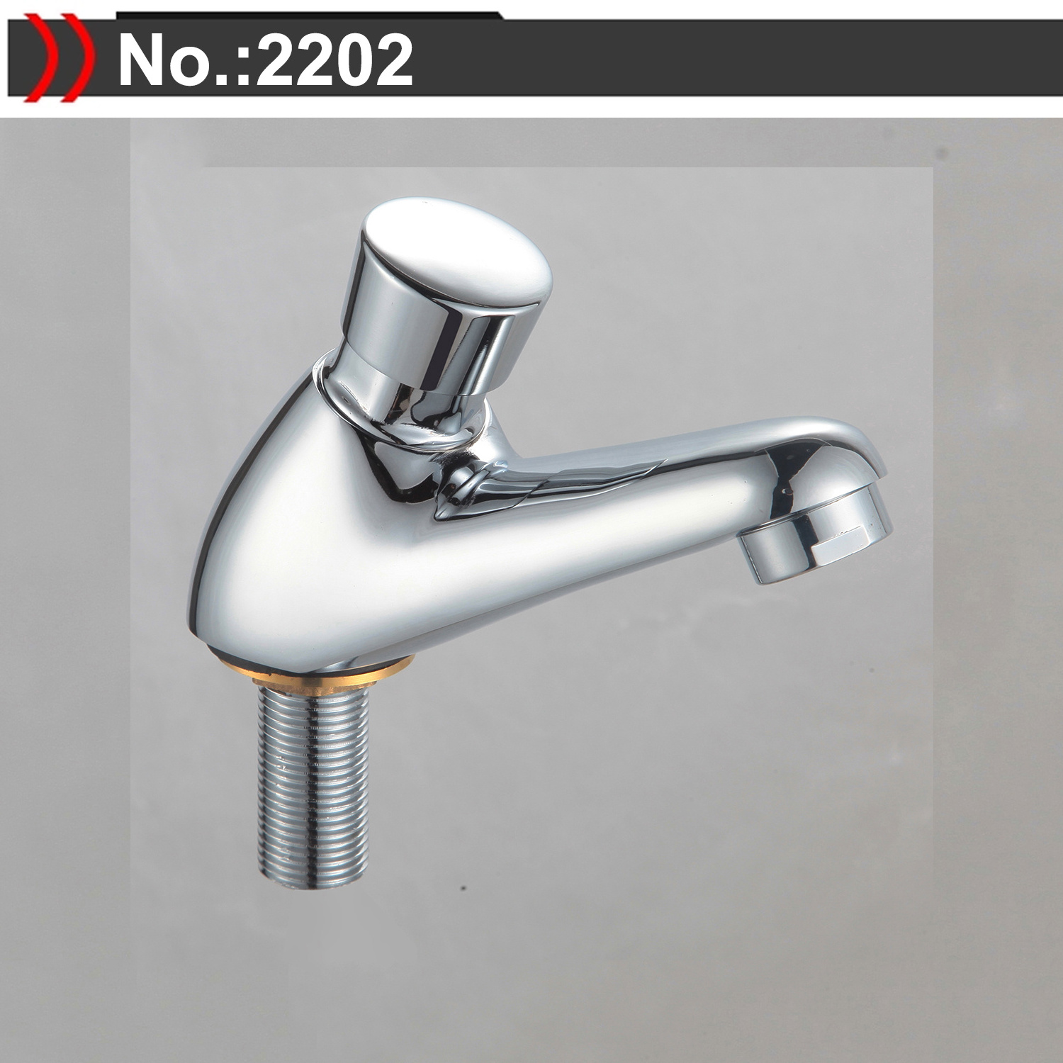 MH-2202 durable brass push button auto stop time delay self closing water saving basin tap faucet