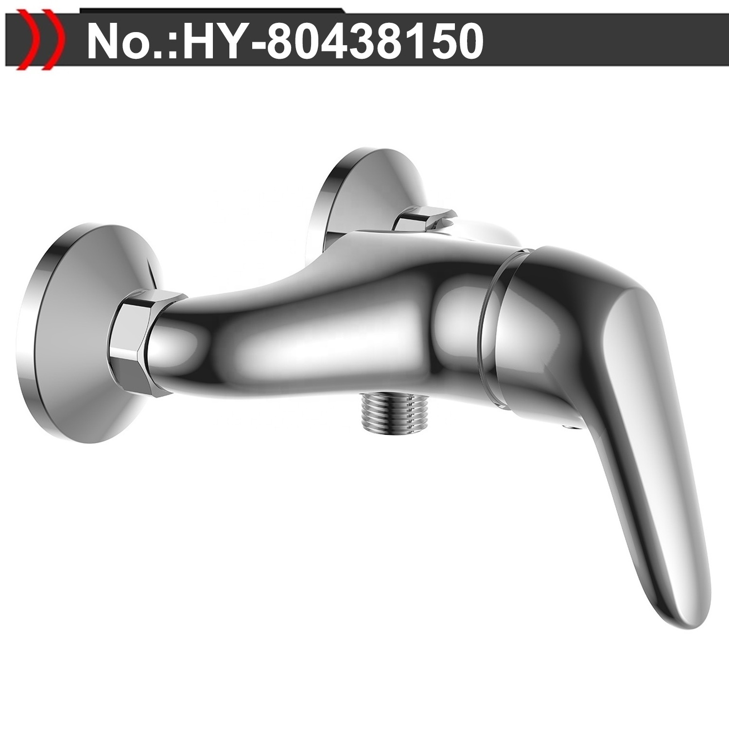 HY-EVE80438150 Bathroom Hot Cold Water Tap Brass Bathroom Shower Faucets Mixers Wall Mount