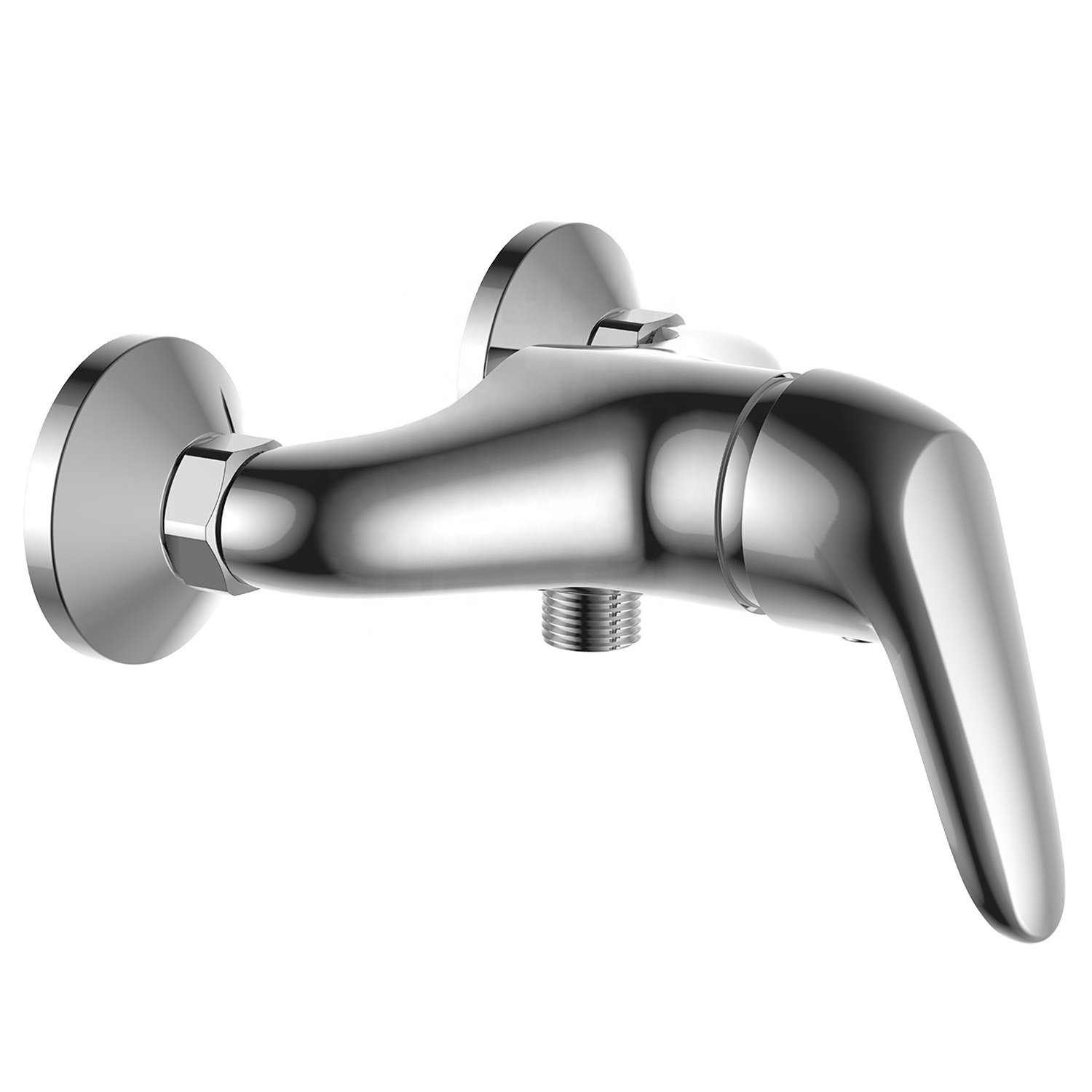 HY-EVE80438150 Bathroom Hot Cold Water Tap Brass Bathroom Shower Faucets Mixers Wall Mount