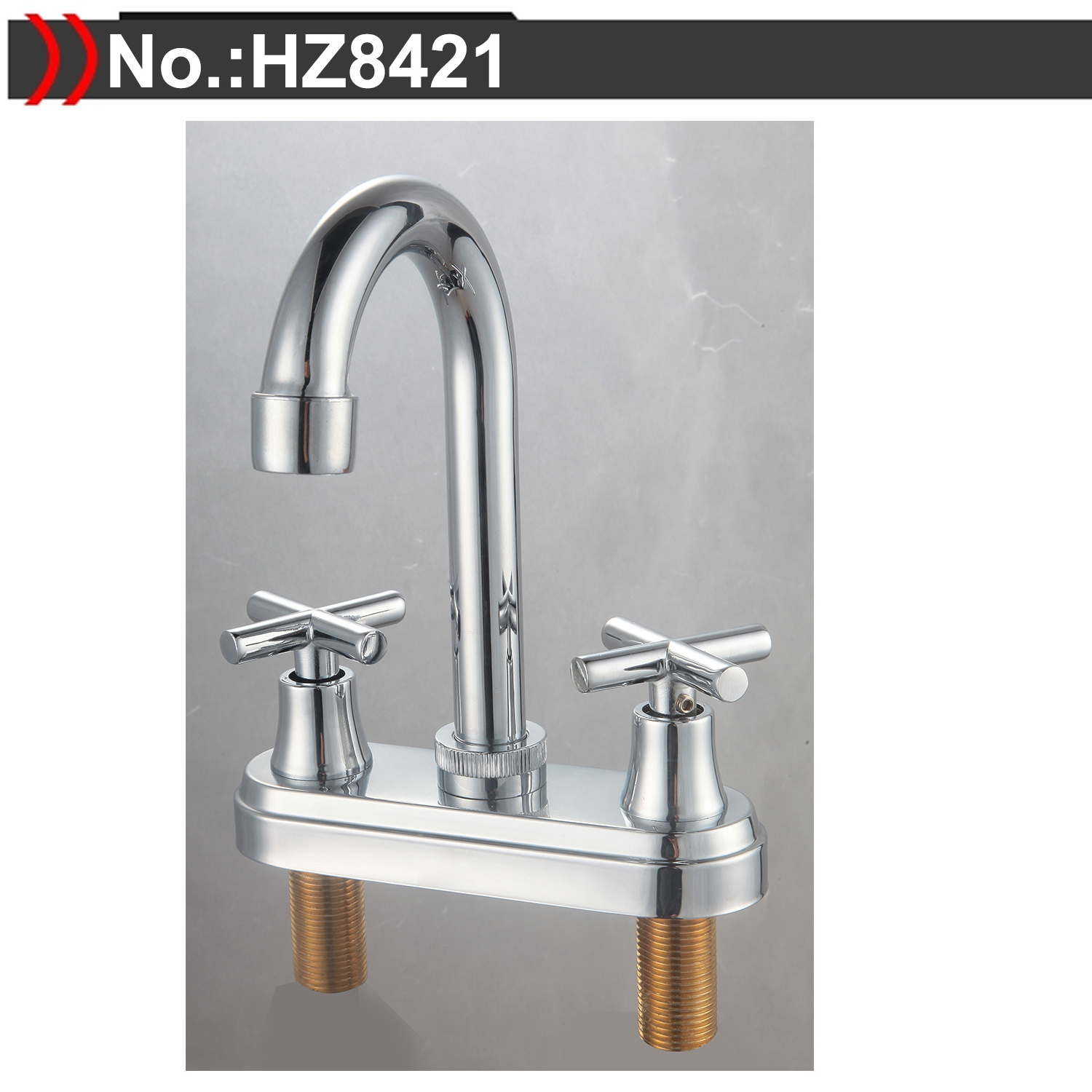 2-Handle 4 Inch Centerset Bathroom Faucet in Polished Chrome Brass lavatory faucet