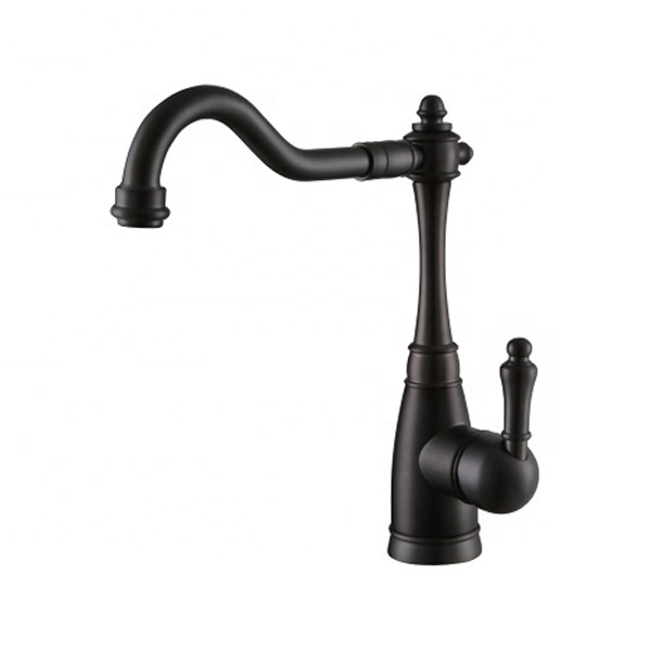 retro single handle sink water tap hot cold mixer kitchen faucet ORB black/brush/chrome/antique bronze