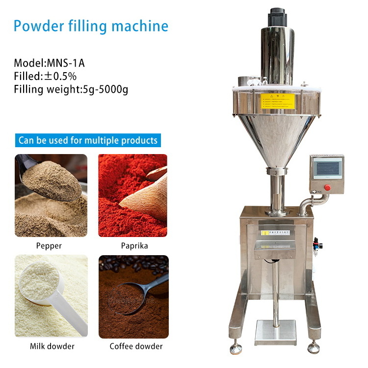 Guangdong infant milk powder nutrition powder single head filling machine equipment factory