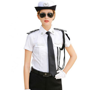 Chinese Factory Supply Classical Design Women Security Guard Uniform In Different Color