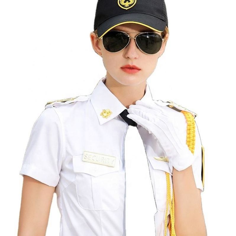 Chinese Factory Supply Classical Design Women Security Guard Uniform In Different Color