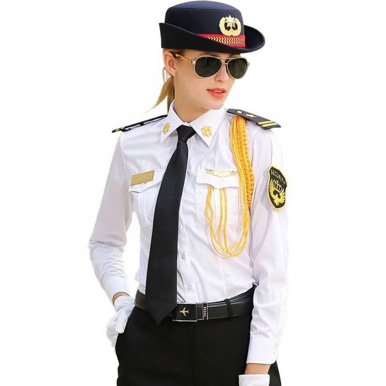 Chinese Factory Supply Classical Design Women Security Guard Uniform In Different Color