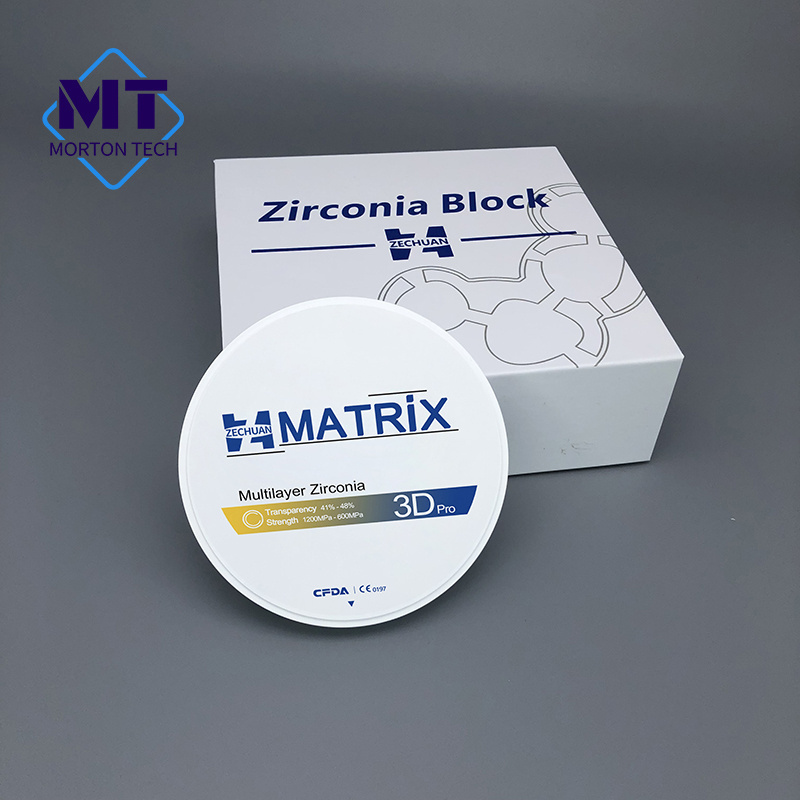 Zirconia Blocks 3D  Multilayered Zircon disc Dental for Dental Laboratory CAD CAM Open System