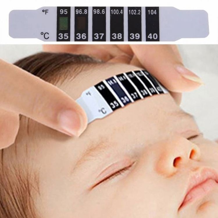 MM-TC009A Plastic Strip Thermometer Portable Forehead Thermometer Children's Household