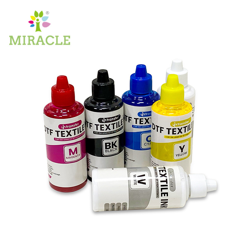 DTF White Ink Printer Print Ink DTF tshirt Printing Ink CMYK 100ML