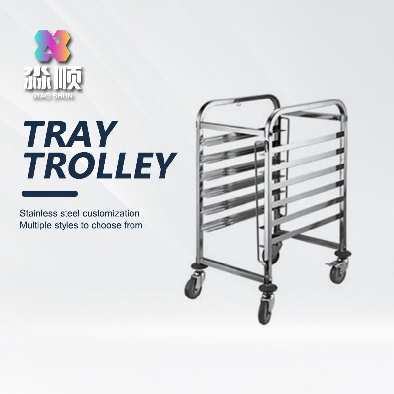 Gastronorm Pan Rack Stainless Steel Tray Trolley Gn Pan Tray Trolley For Bakery