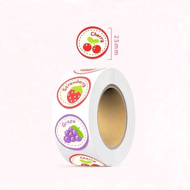 Creative Cartoon Multiple Fruit Stickers Baby Understanding Strawberry and Vegetable Handbooks Decorative stationery stickers