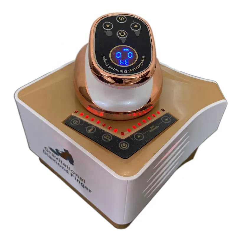 Multi Functional Ems RF Infrared Diamond Gravitational Golden Finger Body Massager Face Lifting Radio Frequency Machine