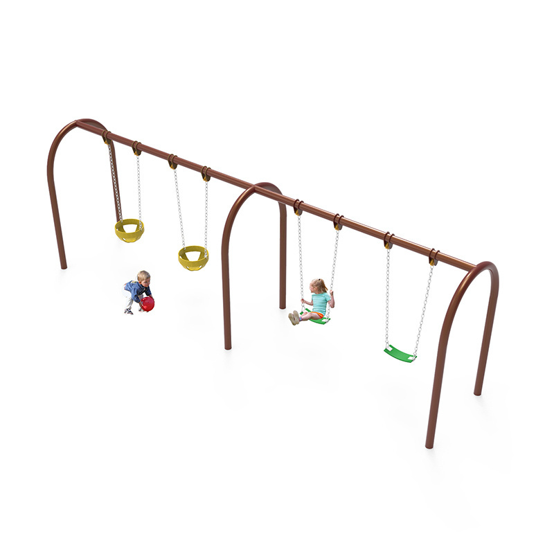 COWBOY wood swing sets preschool kids park garden backyard swing for children