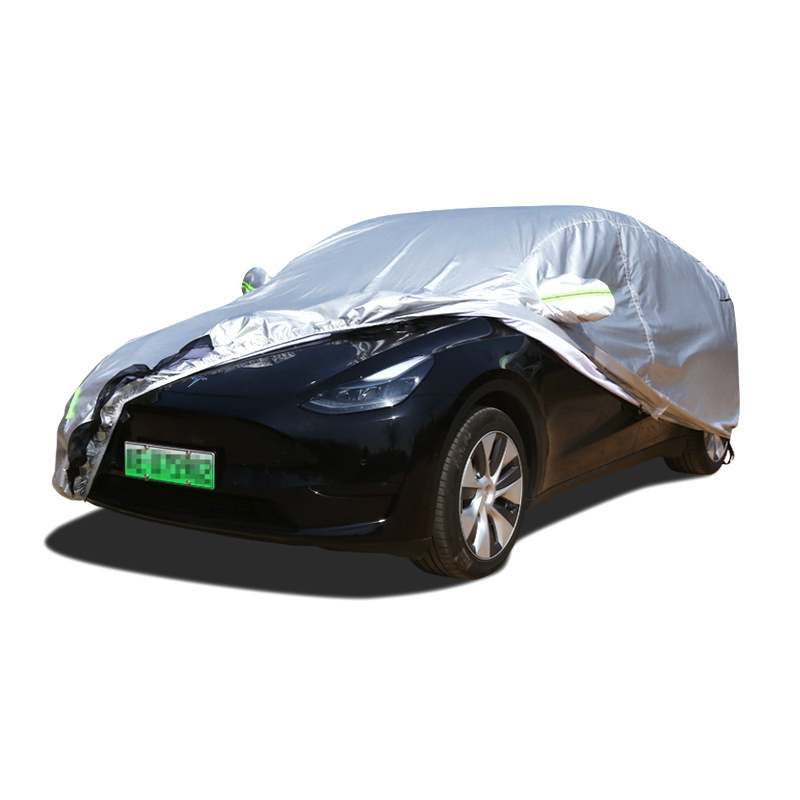 Fast Delivery Uv Protection Waterproof Car Cover Windproof Dust Proof Outdoor Suv Car Cover For Tesla