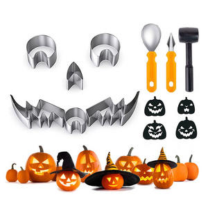 Halloween Pumpkin Carving Kit Stainless Steel Pumpkin Tool Party Decoration for Kids Adults Family DIY