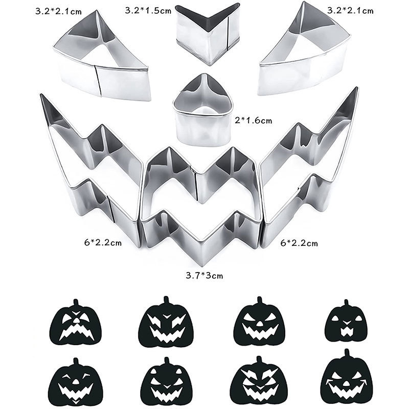 Halloween Pumpkin Carving Kit Stainless Steel Pumpkin Tool Party Decoration for Kids Adults Family DIY