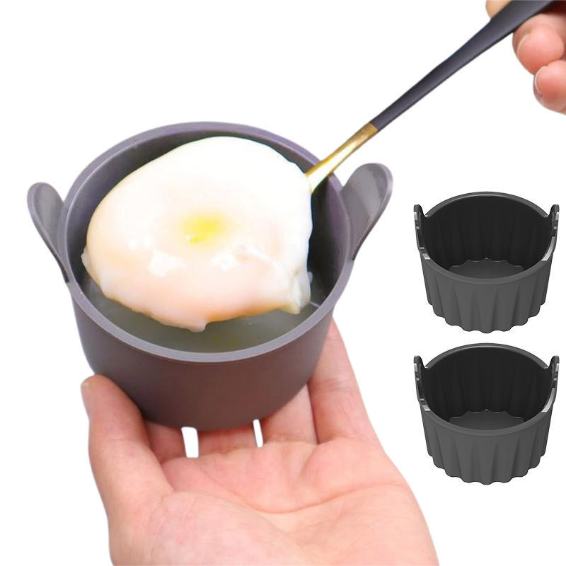 3in Ramekins Cupcakes Liners Reusable Nonstick Mini Creme Brulee Silicone Cupcake Baking Cups for Air Fryer Egg Poacher