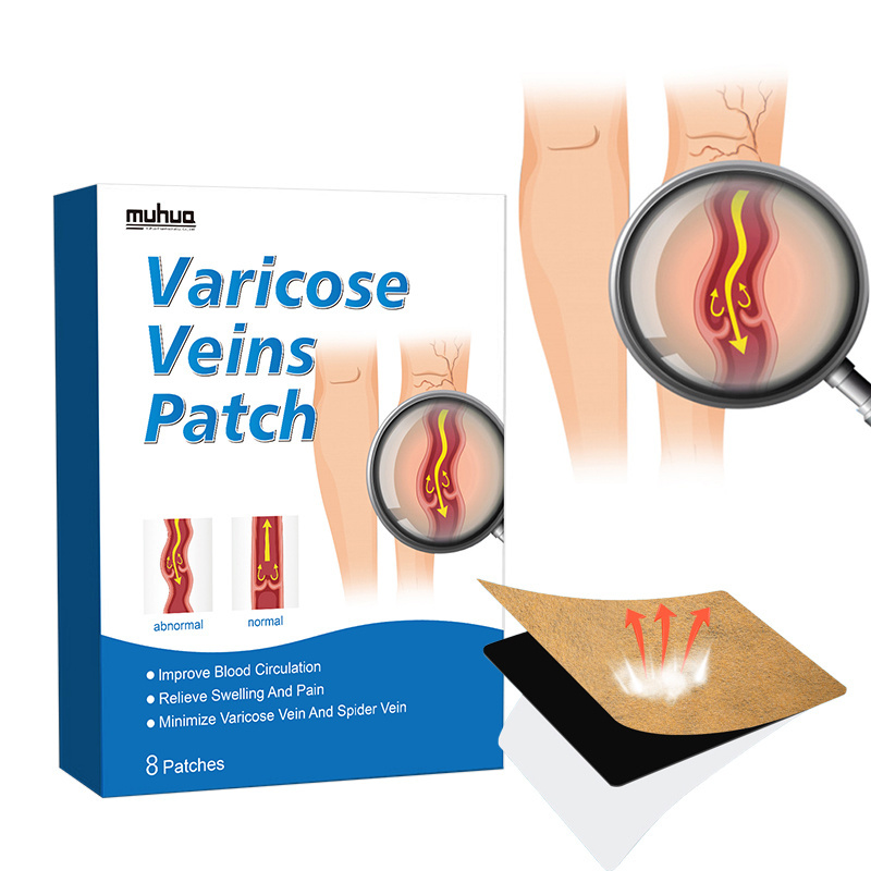 Wholesale of intravenous plaster patches for varicose veins and leg external use black ointment patches