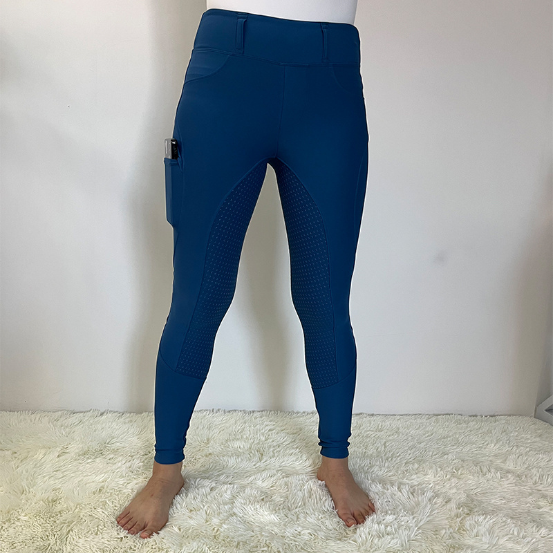 Wholesale Customization Ladies  Equestrian Jodhpurs Winter Plush Style  Horse Riding Leggings High Performance outdoor Pants