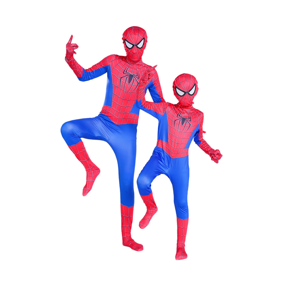 Children Kids Spider-man Cosplay Clothing Halloween Costume Red Black Spiderman Costume Spider Man Suit Spider-man Costumes