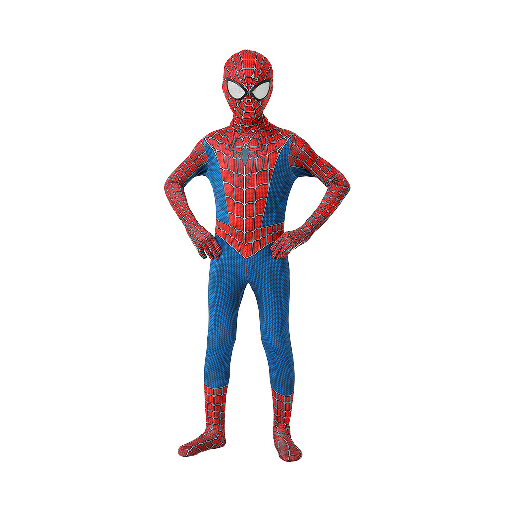 Spider Man Jumpsuit Tight Bodysuit Iron Father Son Birthday Party Halloween Boy Black Spiderman Cosplay Costume For Kids