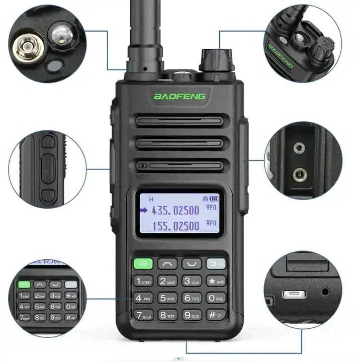 Baofeng UV-13 Pro Baofeng Uv-9r Pro Uv9r Pro T57 Ip68 Two Way Radio 10w Transceiver 3.7V BF Handheld Walkie Talkie