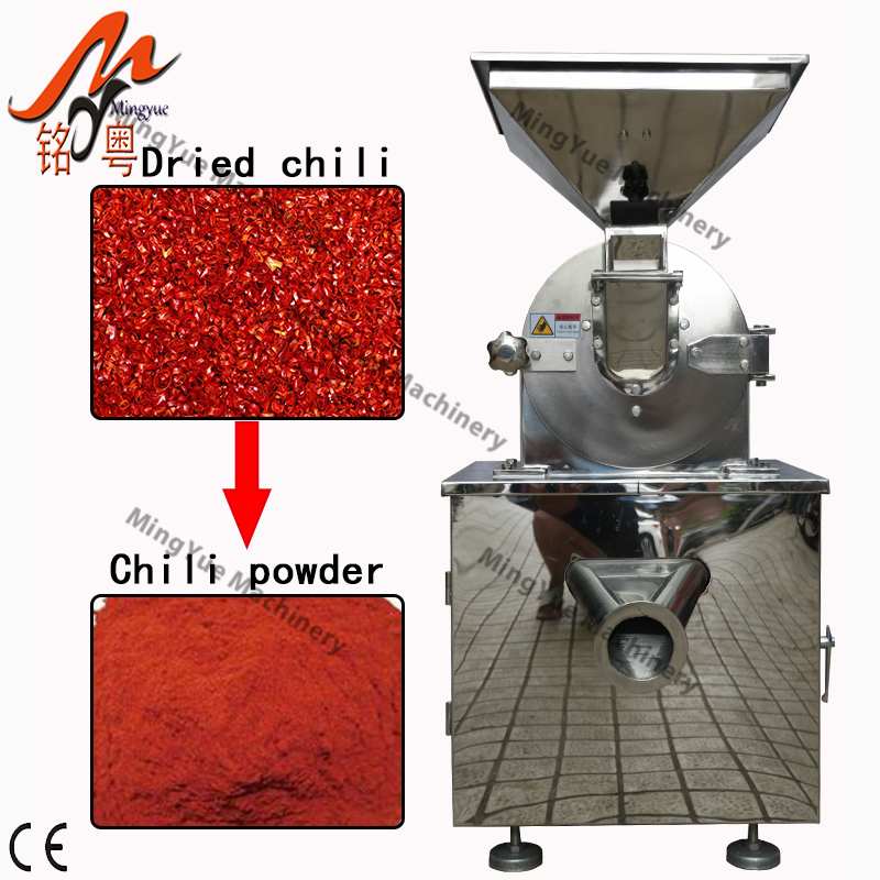 Stainless Steel Dried Flowers Salt Tea Cassava Leaves Grinder chilli spices vegetable garlic powder making grinding machine