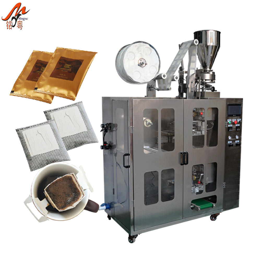 Hanging ear coffee drip coffee powder filling packing machine tea bag making machine