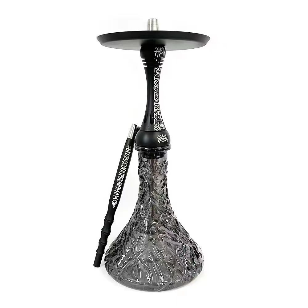 best seller russian hookah aluminum shisha alpha brand X special version hookah without flask hookah shisha