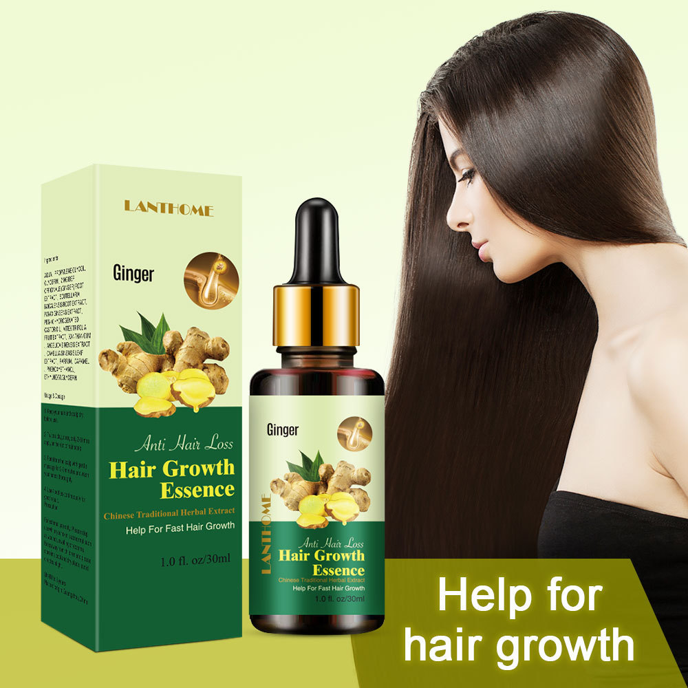 7Days Organic Coconut Oil Hair Growth Essence Dense Hair Repair Serum Fast Hair Growth Treatment 30ml Ginger Germinal Tea Oil