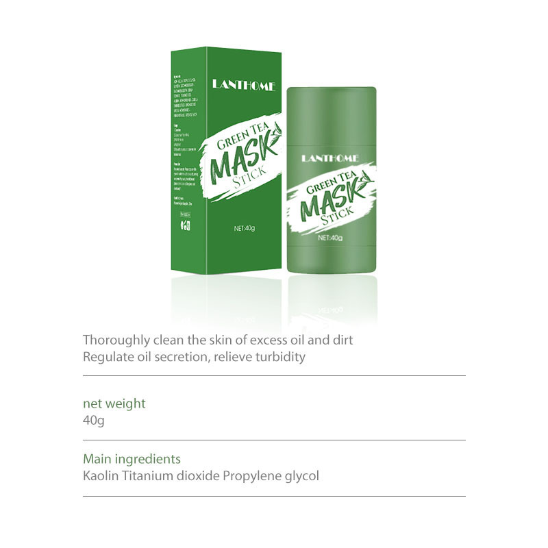 NEW  product Skincare Matcha Purifying Whitening Facial Mud cleansing  green musk stick green tea face pack