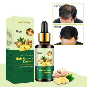 7Days Organic Coconut Oil Hair Growth Essence Dense Hair Repair Serum Fast Hair Growth Treatment 30ml Ginger Germinal Tea Oil