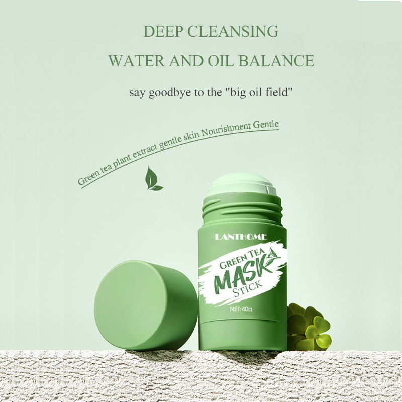 NEW  product Skincare Matcha Purifying Whitening Facial Mud cleansing  green musk stick green tea face pack