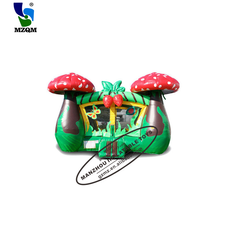 Inflatable Moonwalk Mini Bounce House Commercial Mushroom And Strawberry Bouncer For Kids