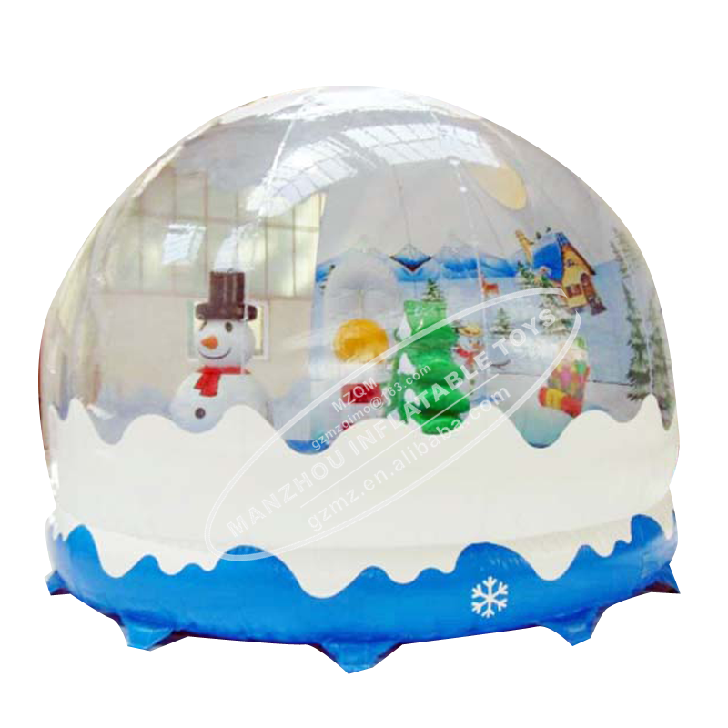 Giant Snow Globe Photo Booth Christmas Inflatable Bounce House