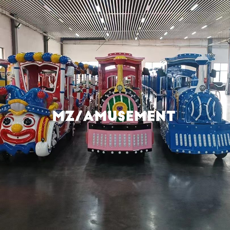 Wholesale Kids Electric Amusement Park Rides Mini Trackless Train For Sale